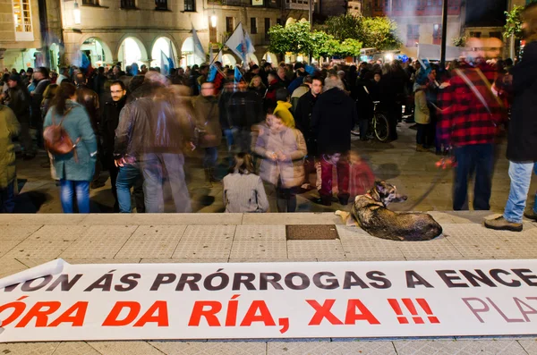 Demonstration in Spanien — Stockfoto