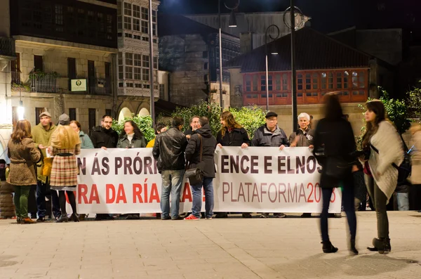 Demonstratie in Spanje — Stockfoto