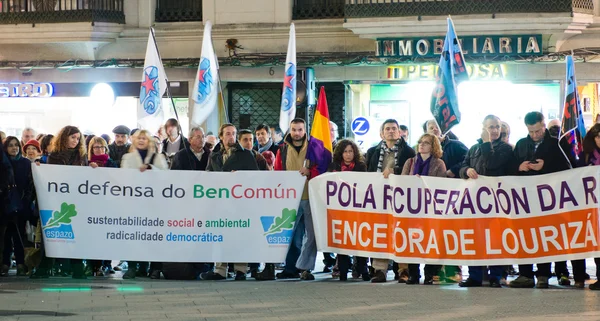 Demonstratie in Spanje — Stockfoto