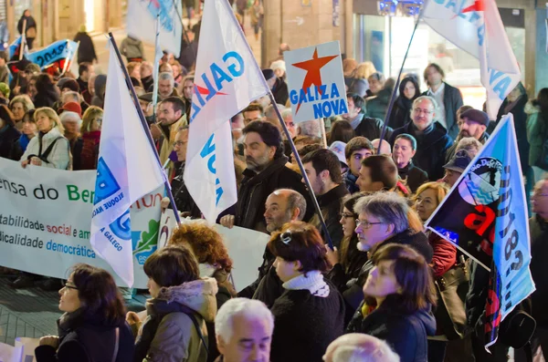 Demonstration in Spanien — Stockfoto