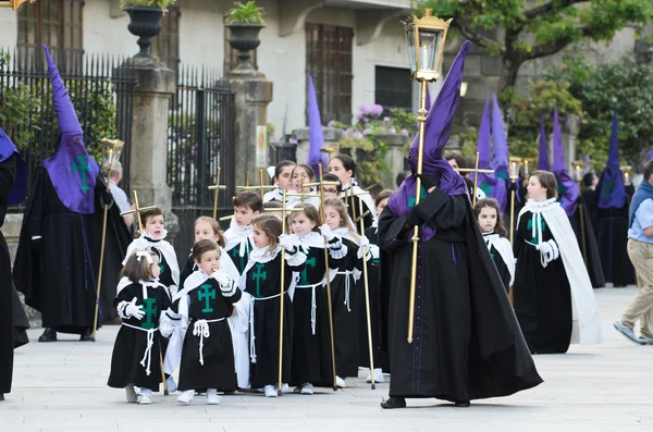 Bambini nella Settimana Santa — Foto Stock