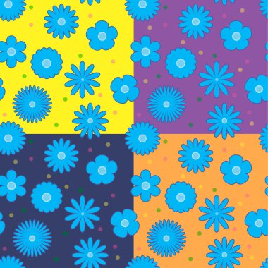 Çiçeksiz desen. Çiçekli ince doku