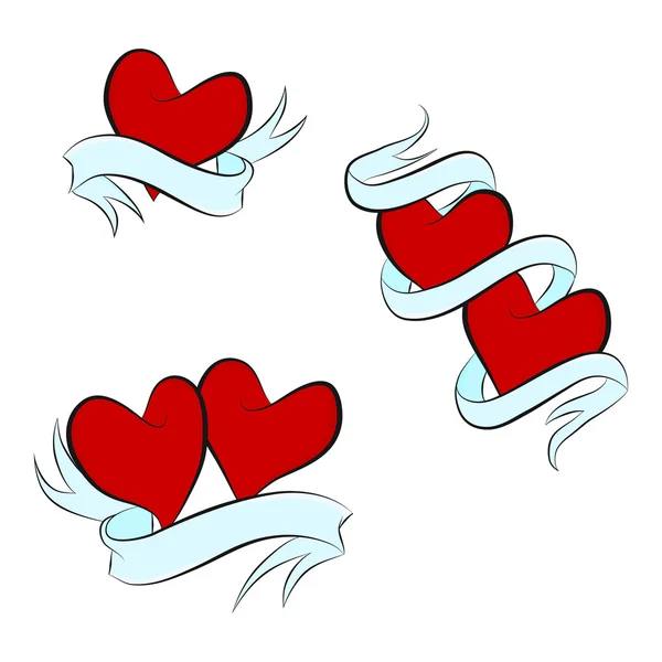 Icono del corazón amoroso — Vector de stock