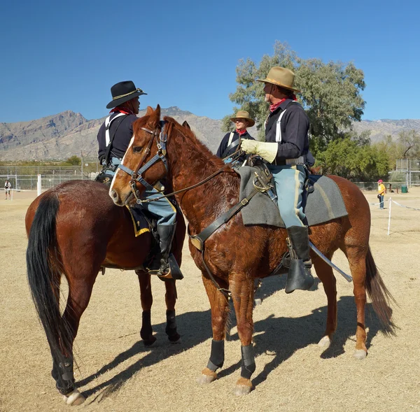 U.S. Cavalry soldiers Royalty Free Stock Photos