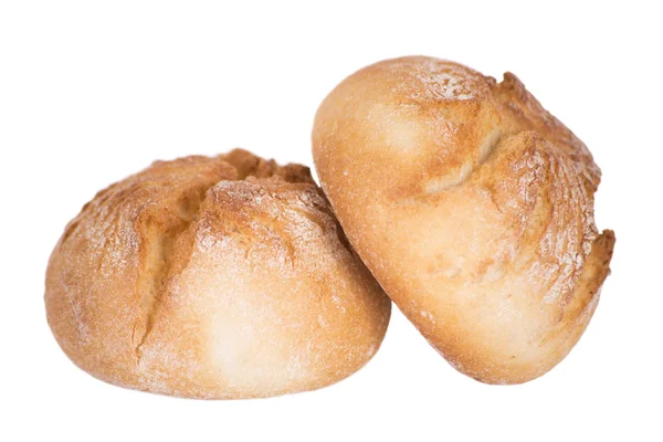 Bun on a white background — Stock Photo, Image