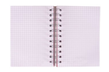 Yazmak için boş kağıt defter