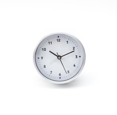 Daire saat beyaz arka plan üzerinde