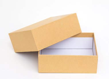 beyaz zemin üzerine sarı bir kutu