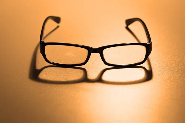 Ανάγνωση γυαλιά με ισχύ ρετρό χρώμα — Φωτογραφία Αρχείου