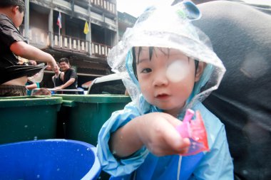 Chiang Mai Tayland-Nisan 13:Chiang mai Songkran Festivali. Forei