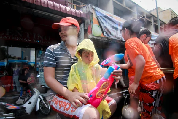 Chiang Mai Ταϊλάνδη-Απριλίου 13:Chiang mai Songkran Φεστιβάλ. Εξωτερι — Φωτογραφία Αρχείου