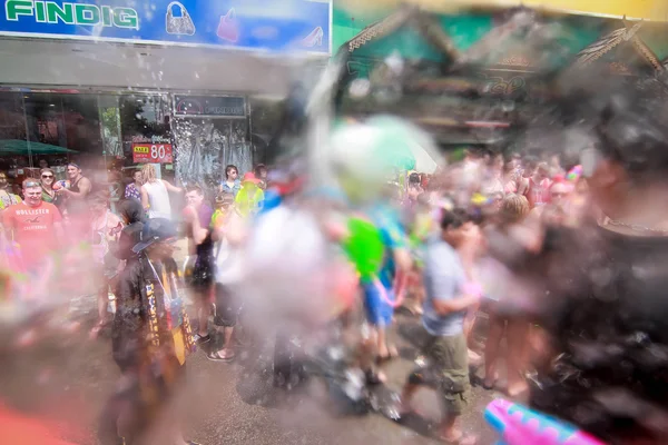 CHIANG MAI THAILAND-ABRIL 13: Chiang mai Festival de Songkran. Forei. — Fotografia de Stock