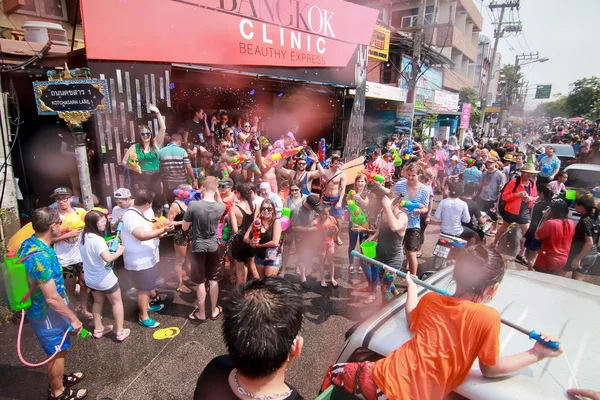 Chiang Mai Tayland-Nisan 13:Chiang mai Songkran Festivali. Forei — Stok fotoğraf