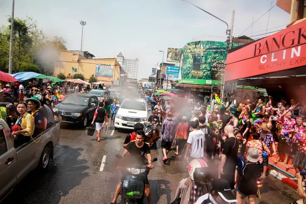 Chiang Mai Tayland-Nisan 13:Chiang mai Songkran Festivali. Forei — Stok fotoğraf