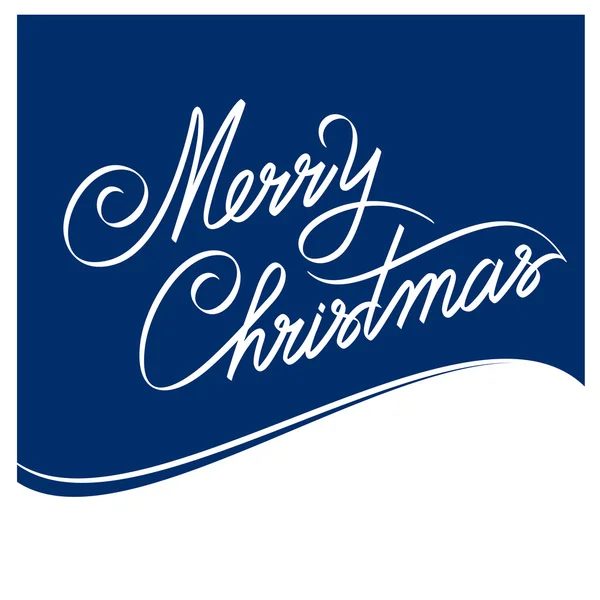 Merry Christmas hand belettering--handgemaakte kalligrafie, vector — Stockvector