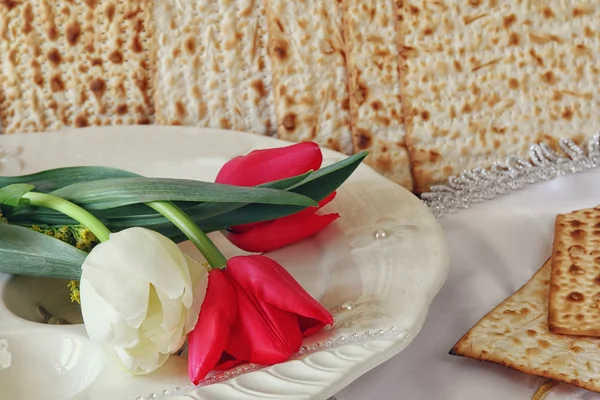 Conceito de celebração Pesah (feriado judaico Páscoa) — Fotografia de Stock