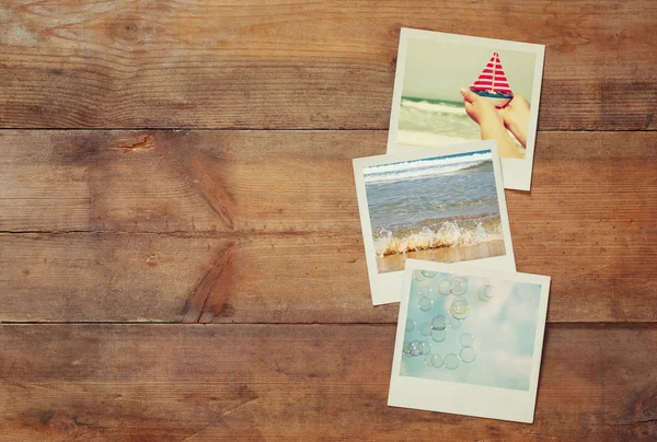 Instant polaroid photos — Stock Photo, Image