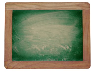 Ovuşturdu tebeşir dokusu ile boş yazı tahtası