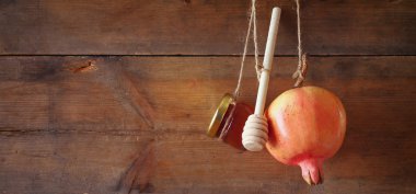 Rosh hashanah (Yahudi yeni yılı) kavramı. Geleneksel semboller