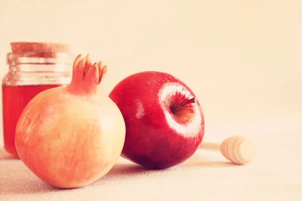 Rosh hashanah (jødisk nytår ferie) koncept. Traditionelt udtryk - Stock-foto