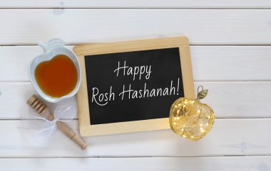 Rosh hashanah (Yahudi yeni yılı) kavramı. Geleneksel semboller
