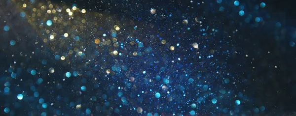 Background Abstract Glitter Lights Silver Blue Black Focused — Stock Photo, Image