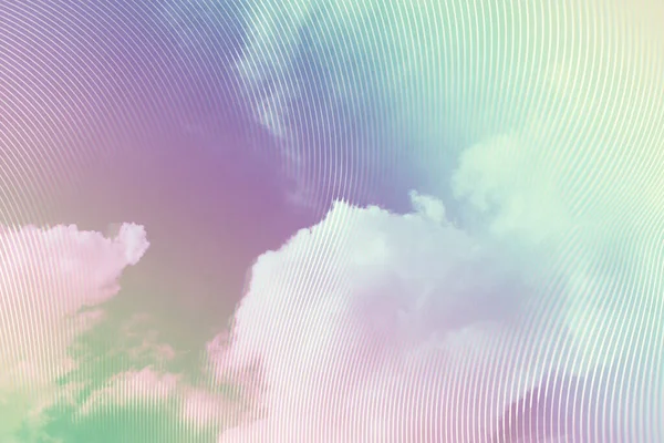 Gradiente Medio Tono Fondo Abstracto Cielo Nubes Colores Vivos —  Fotos de Stock