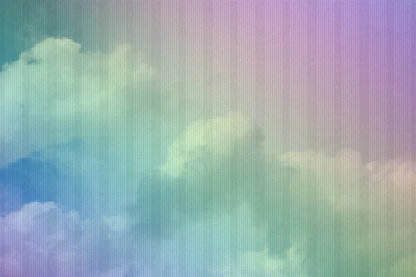 Gradiënt Halftoon Abstracte Achtergrond Lucht Wolken Levendige Kleuren — Stockfoto