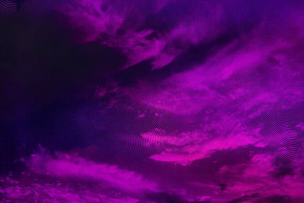 Fond Abstrait Violet Ciel Nuages Couleurs Vives — Photo