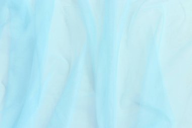 Klasik pastel mavi tül şifon dokusu arkaplanı