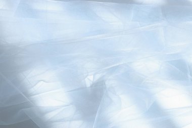 Gölgeli klasik beyaz tül şifon rengi arkaplan