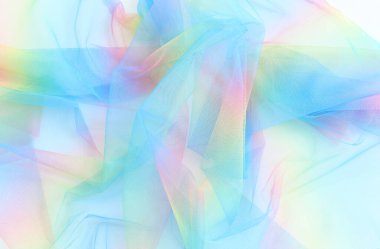 Klasik pastel gradyan renkler tül şifon dokusu arkaplanı