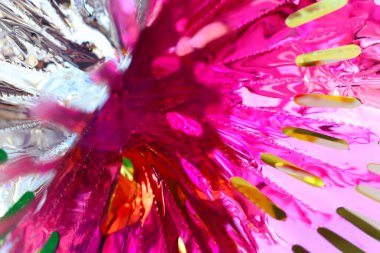 soyut parlayan dekorasyonların resmi