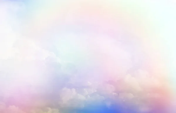 Abstracto Pastel Nubes Multicolores Cielo — Foto de Stock