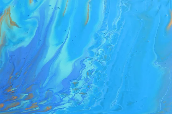 Художественная Фотография Абстрактного Мраморного Фона Эффекта Синим Желтым Творческими Цветами — стоковое фото