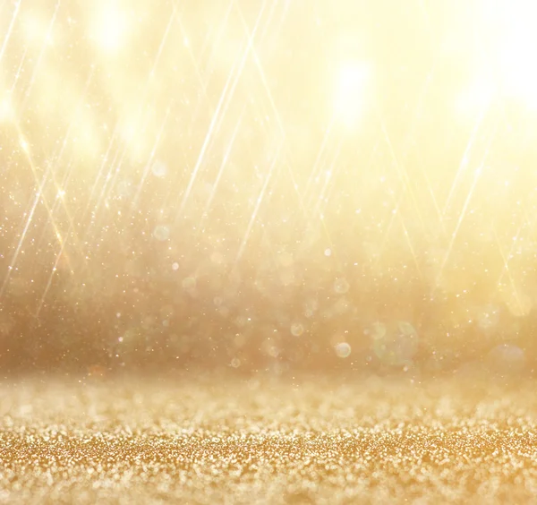Glitter vintage lights background. abstract gold background . defocused — Stock Photo, Image
