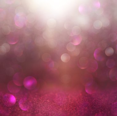 Soyut kahverengi ve mor bokeh ışıklar ve dokular bulanık. görüntü defocused
