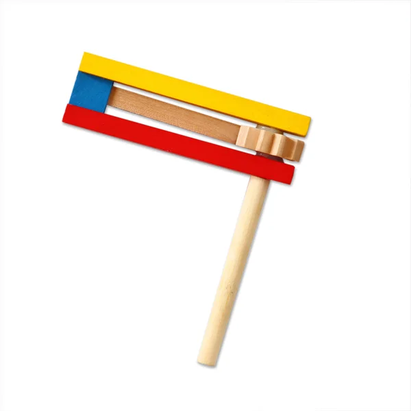 Noisemaker de madeira ou gragger para purim celebração feriado (feriado judaico ) — Fotografia de Stock