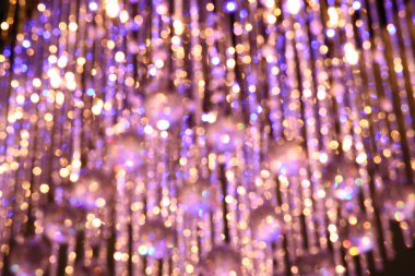 Soyut bokeh ışıklar, bulanık görüntü