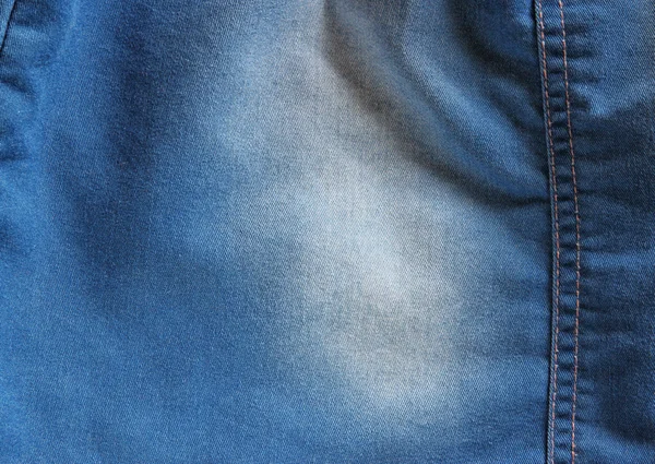 Detalj av Blå jeans tyg — Stockfoto