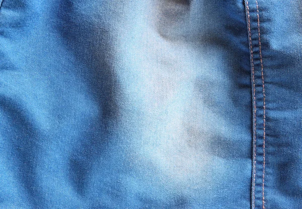 Detail van blue jeans stof — Stockfoto