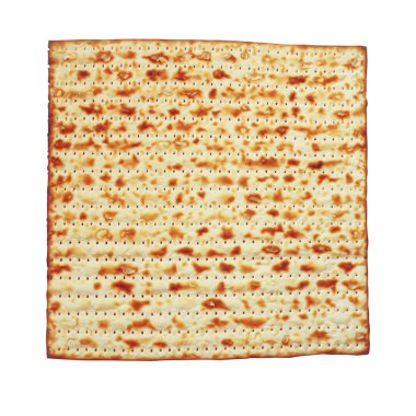 Fısıh arka plan. izole matzoh (Yahudi Fısıh ekmek)