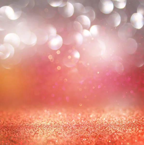 Abstract blurred photo of bokeh light burst and textures. multicolored light. — Stock Photo, Image