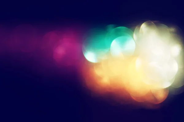 Foto borrosa abstracta de estallido de luz bokeh y texturas. luz multicolor . — Foto de Stock