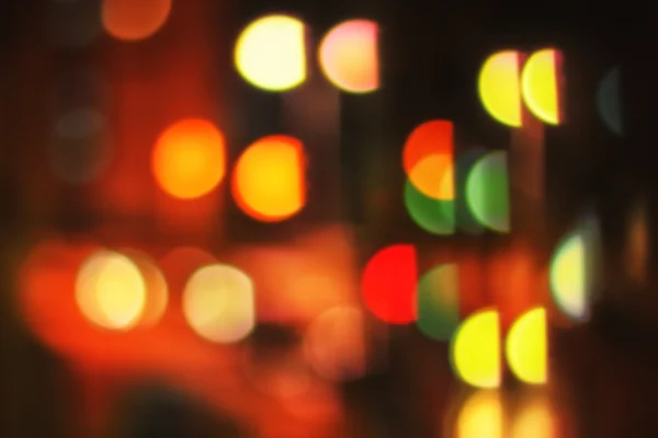 Luces de calle coloridas abstractas —  Fotos de Stock
