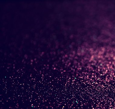 Glitter vintage ışıklar arka plan. ışık gümüş, altın, mor ve siyah. defocused.