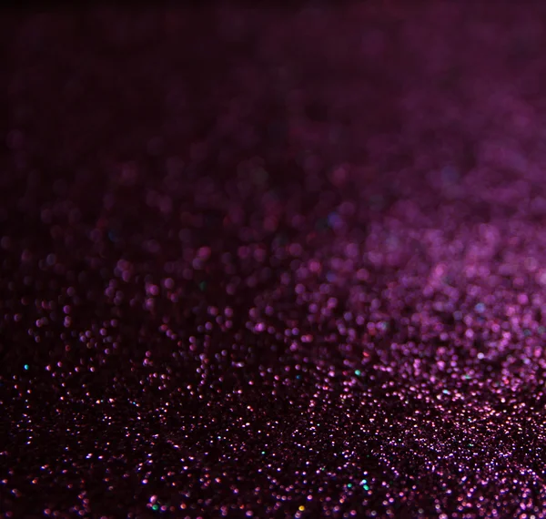 Glitter vintage lights background. light silver , gold, purple and black. defocused. — Stock Photo, Image