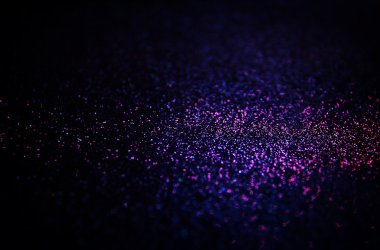 Glitter vintage ışıklar arka plan. ışık gümüş, altın, mor ve siyah. defocused.