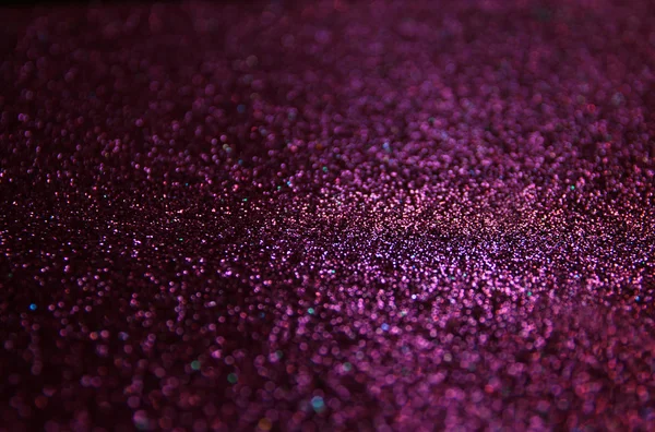 Glitter vintage lights background. light silver , gold, purple and black. defocused. — Stock Photo, Image