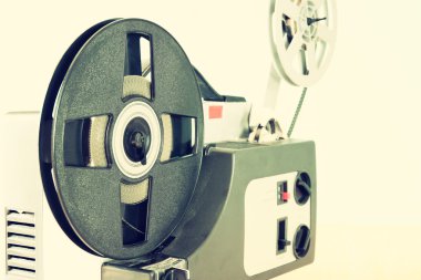 eski 8 mm Film projektör bölümü kapatın